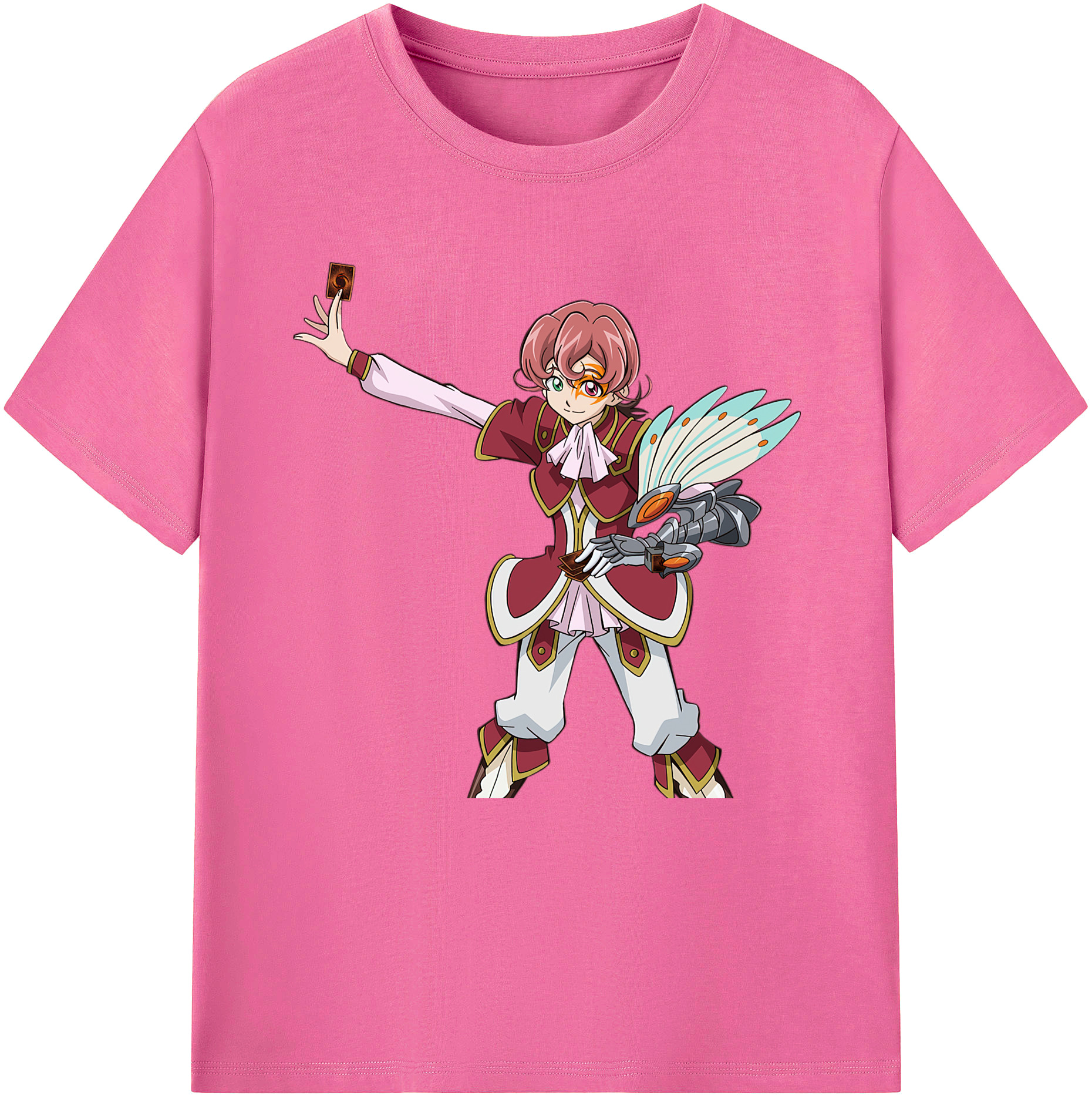 （画像用） 遊☆戯☆王 Yu-Gi-Oh! レディースカジュアルプリントTシャツ（綿100％）
